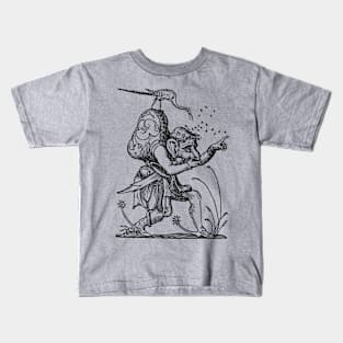 Grotesque #63 The Drolatic Dreams of Pantagruel (1565) Kids T-Shirt